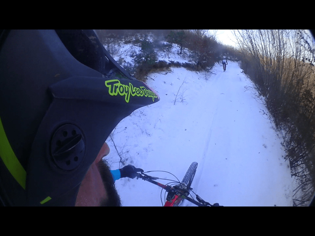 MTB flow hunter killing friday mountain bike sulla nve di venerdì a santa rufina alle pendici del terminillo estratto dalla action camera shimano cm 1000