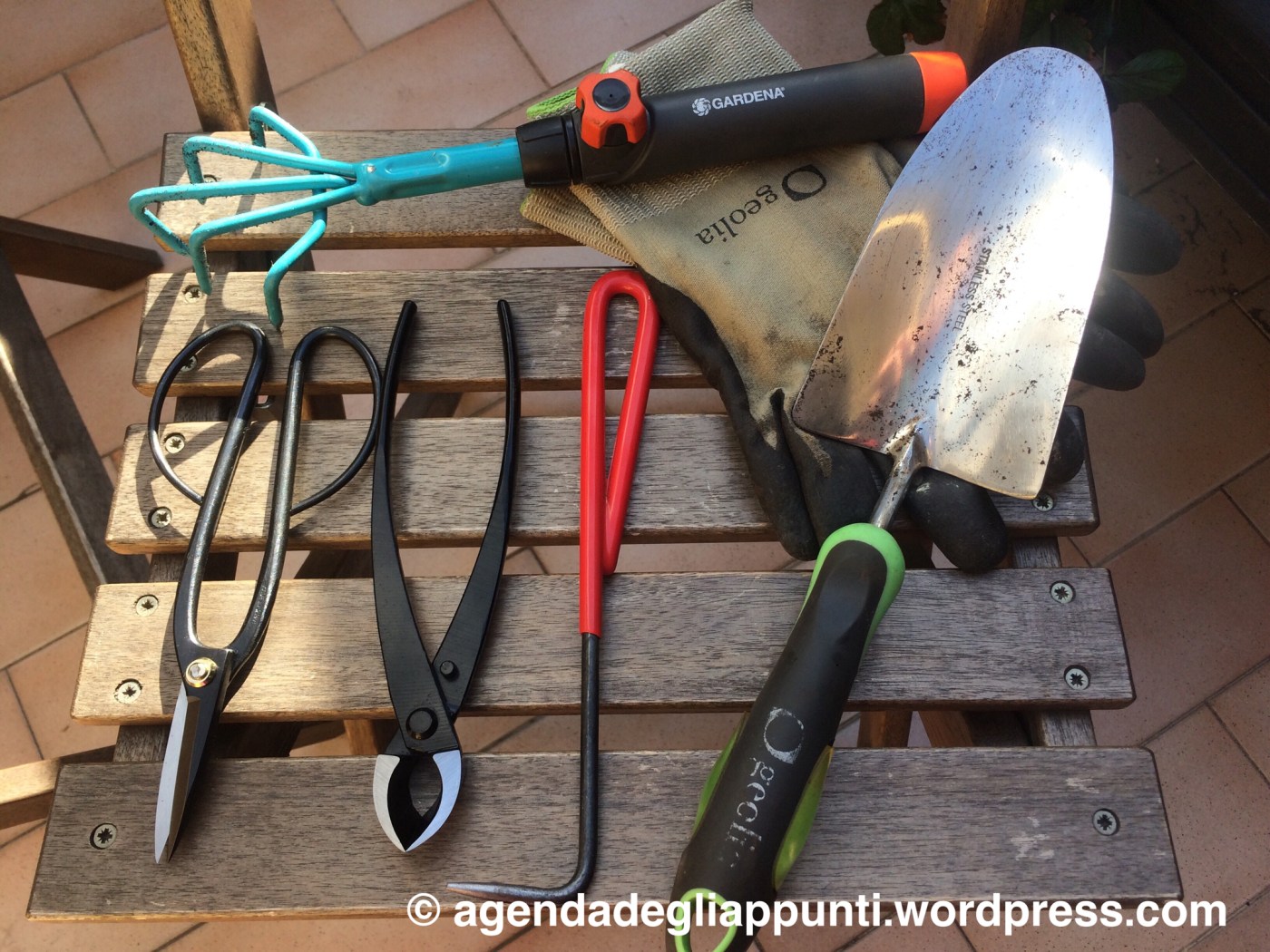 Attrezzi per il giardinaggio Urban gardening milanese