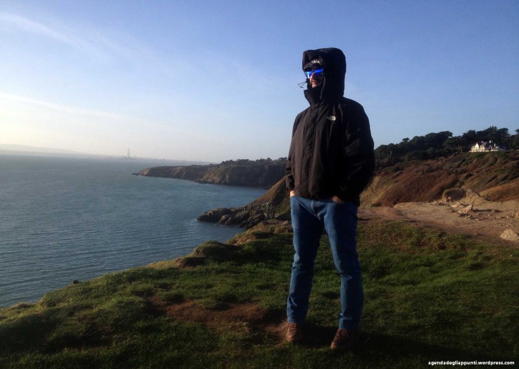 Natale a dublino scogliera di howth the north face clothing brand