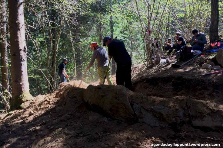 IMBA mtb trail building school val di sole