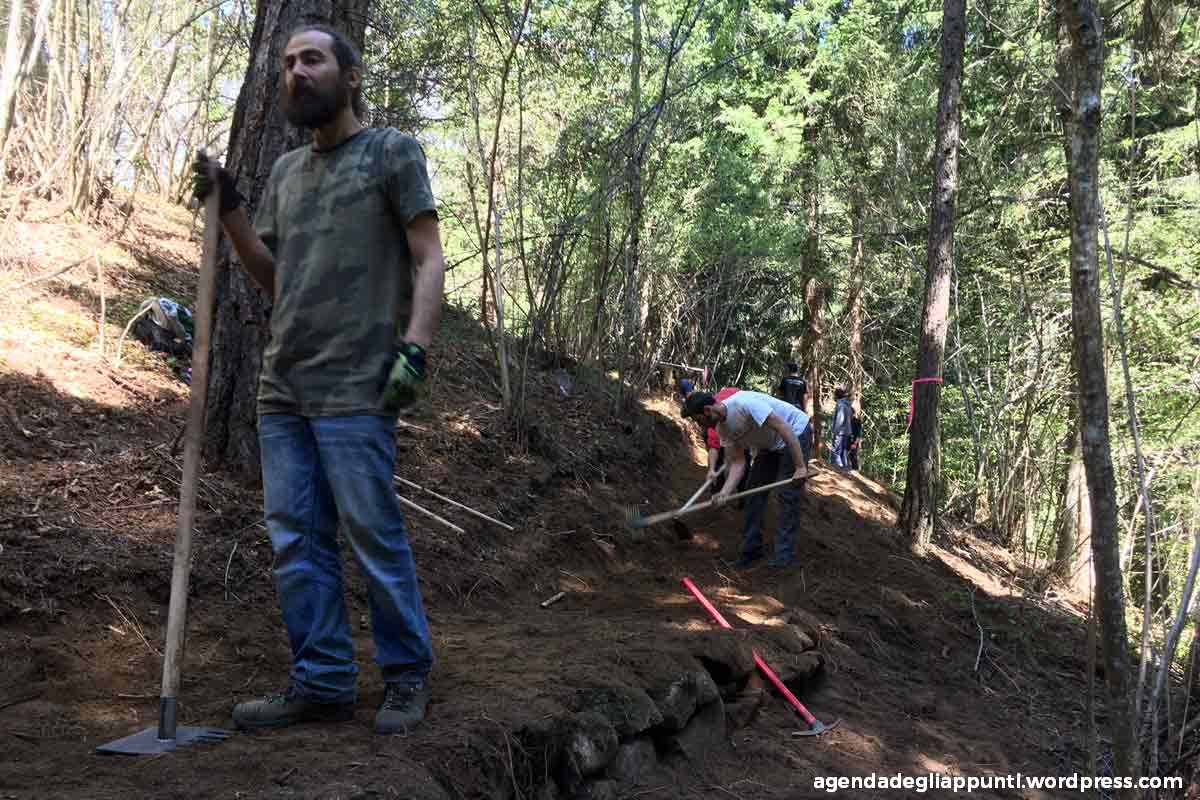 IMBA mtb trail building school val di sole