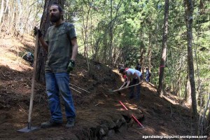 IMBA mtb trail building school val di sole