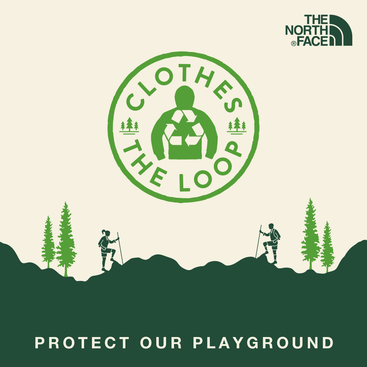 clothes the loop the north face protect the enviroment circula economy the circular prize