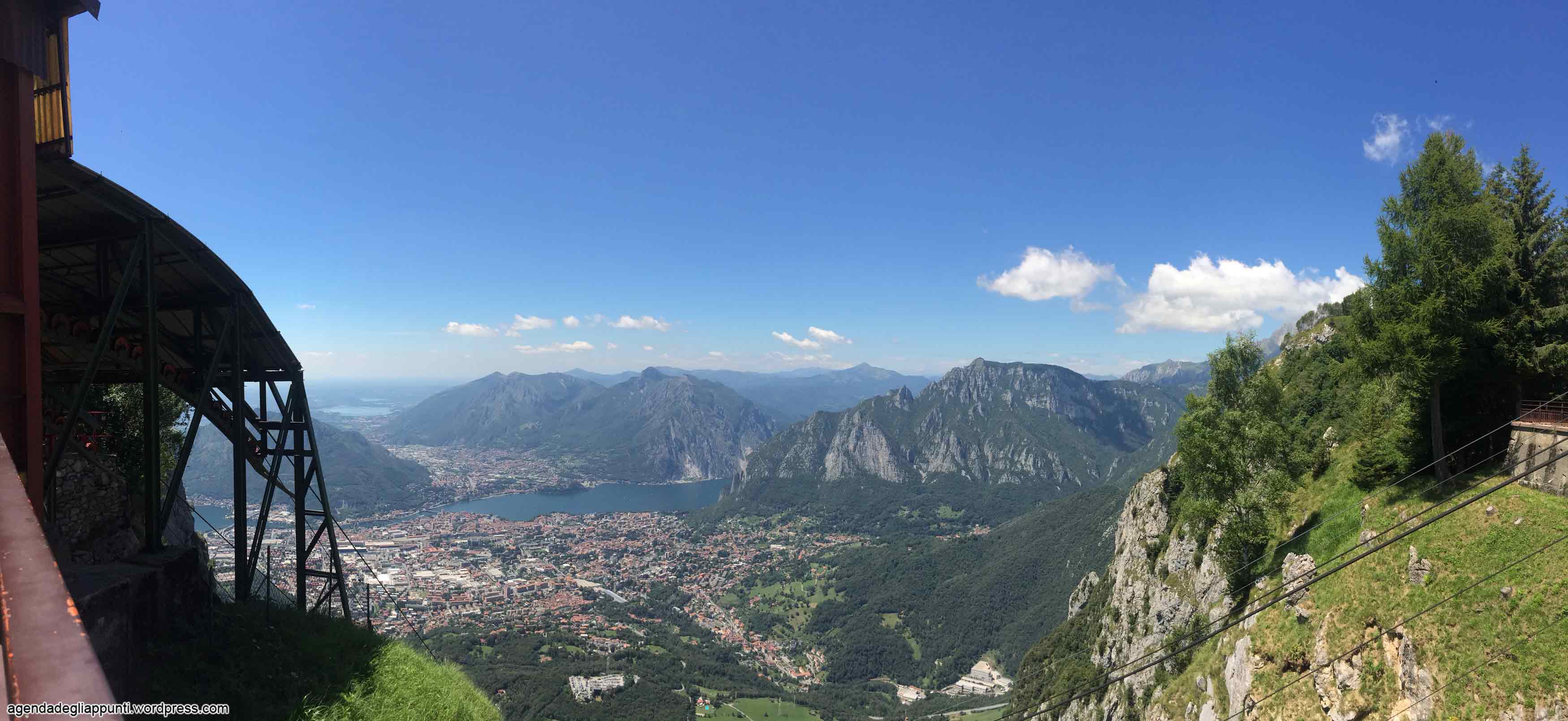 trekking anello resegone punta cermenati funivia piani erna pizzo d'erna
