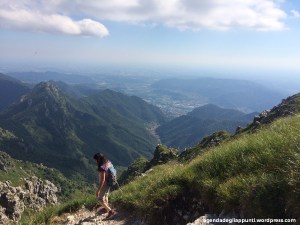 trekking anello del resegone punta cermenati pianura padana brianza panorama