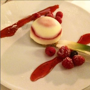 delizia pistacchio e lamponi cucina creativa menù terrazza manzotti chef mauro civiero