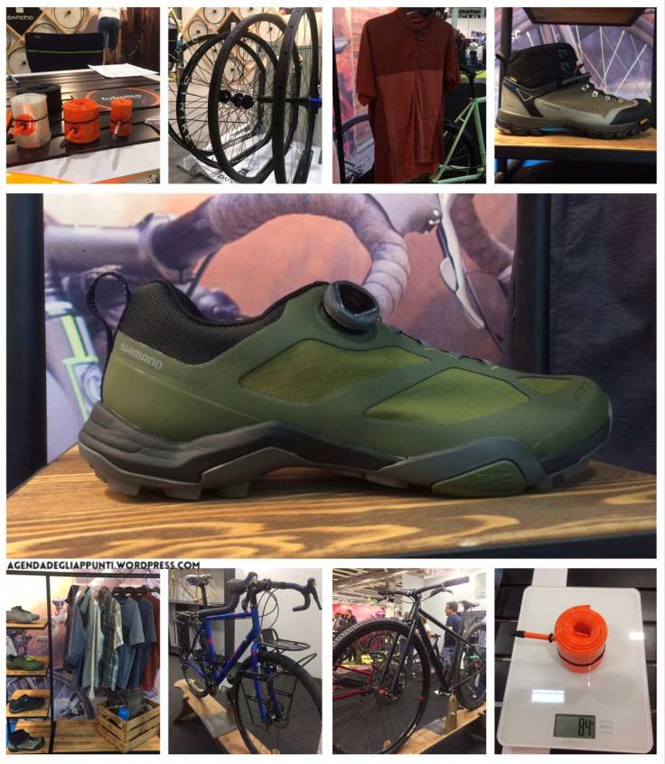 report cosmo bike show verona visita agli stand shimano components abbigliamento scarpe tubolito camere d'aria bressan bike pancho wheels ruote mtb custom customizzato personalizzato