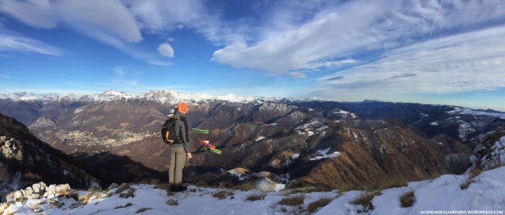 escursionismo trekking lago di lecco valsassina monte due mani vista impareggiabile