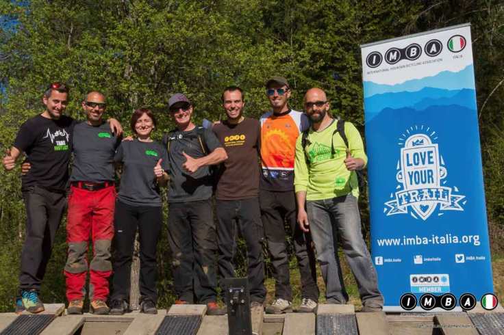 trail building school commezzadura val di sole bike