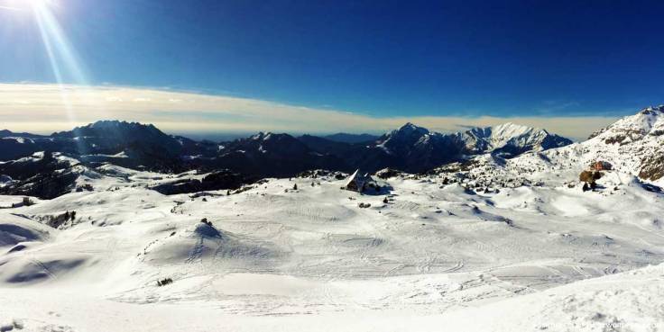 trekking con le ciaspole ai piani di artavaggio rifugio cazzaniga merlini neve fresca