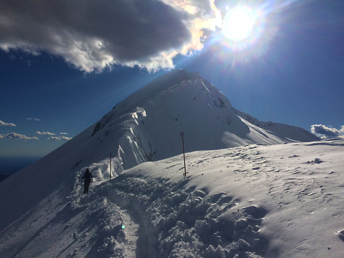 escursione invernale ascesa rifugio brioschi vetta grigna settentrionale muro del pianto