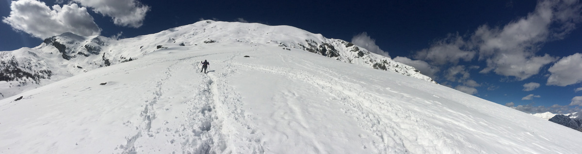 muro del pianto ascesa invernale rifugio brioschi vetta grigna settentrionale
