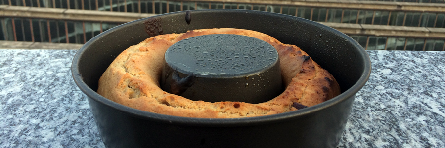 come cuocere una ciambella dolce nel barbecue weber