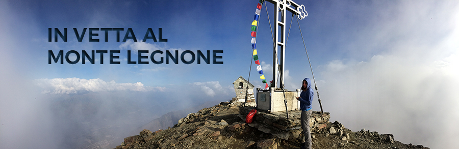 ascesa monte legnone croce di vetta