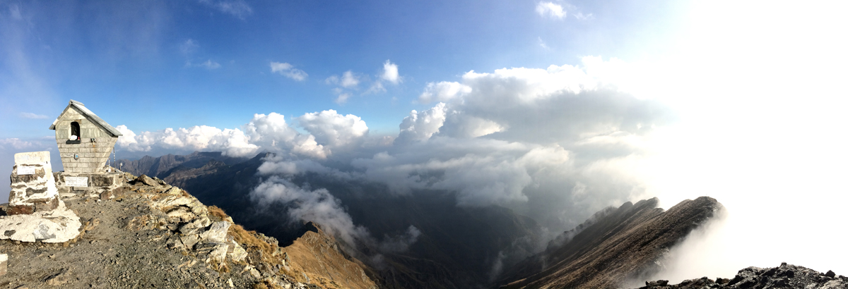panoramica dalla vetta del monte legnone