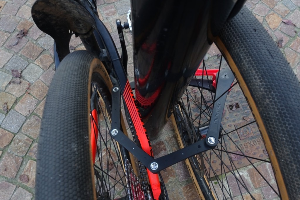 lucchetto per bicicletta foldylock clipster di seatylock sicuro affidabile antifurto