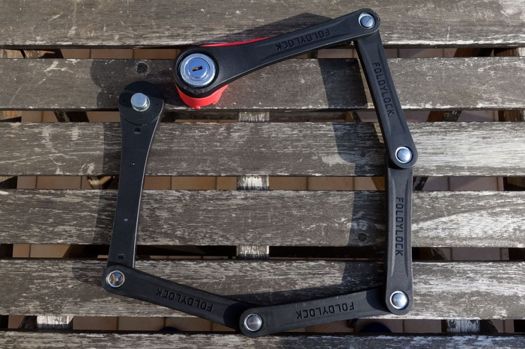 lucchetto per bicicletta foldylock clipster di seatylock sicuro affidabile antifurto