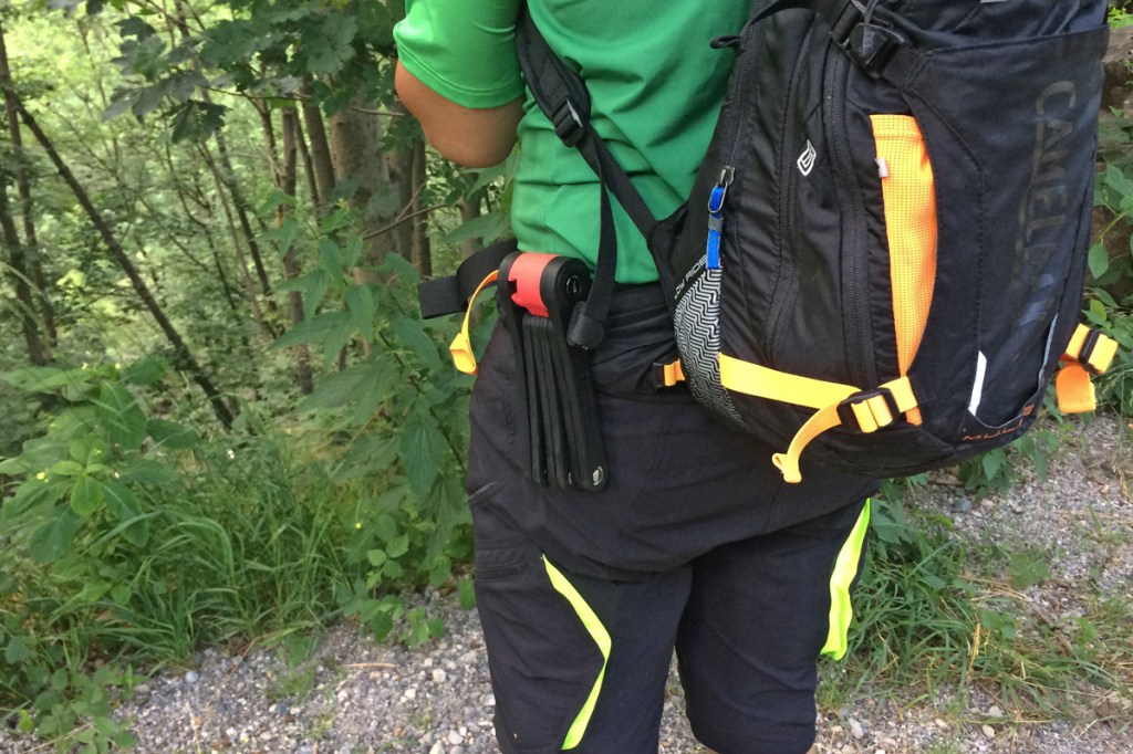 lucchetto per bicicletta foldylock clipster di seatylock sicuro affidabile antifurto