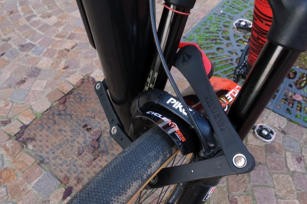 lucchetto per bicicletta foldylock clipster di seatylock sicuro affidabile antifurto