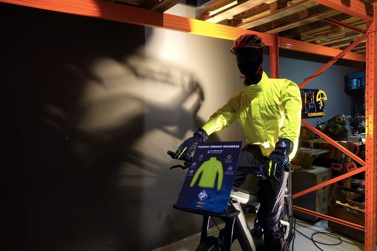 giacca antipioggia bicicletta tucano urbano