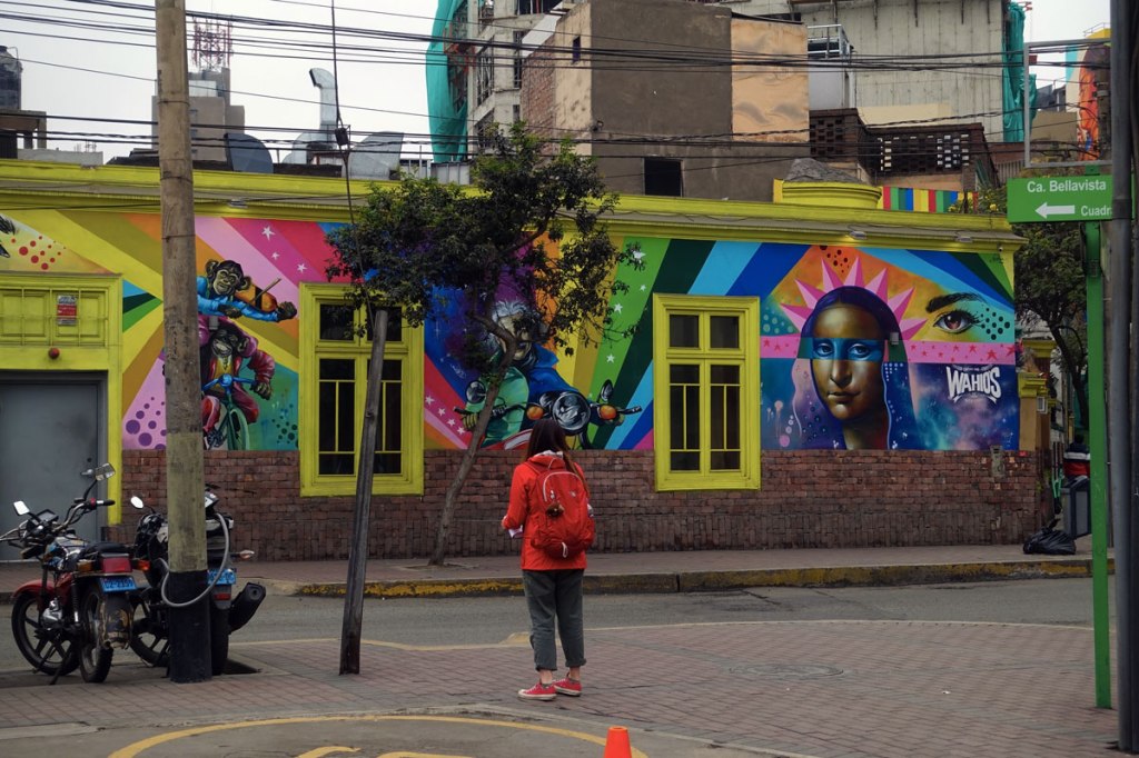murales barrio miraflores itinerario viaggio in perù quindici giorni