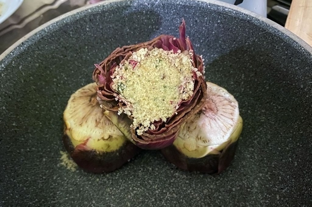 carciofi mammole alla romana senza aglio