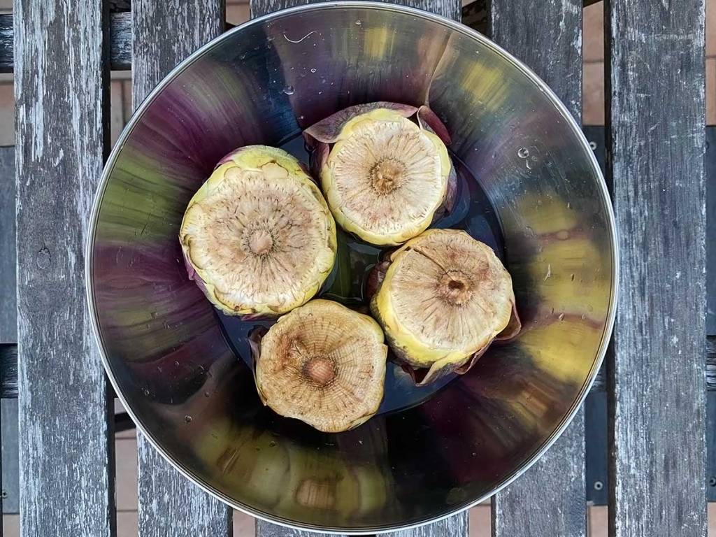 carciofi mammole alla romana