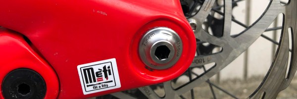 perno passante mountain bike titanio