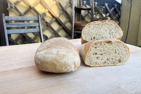 pane bianco toscano fatto in casa