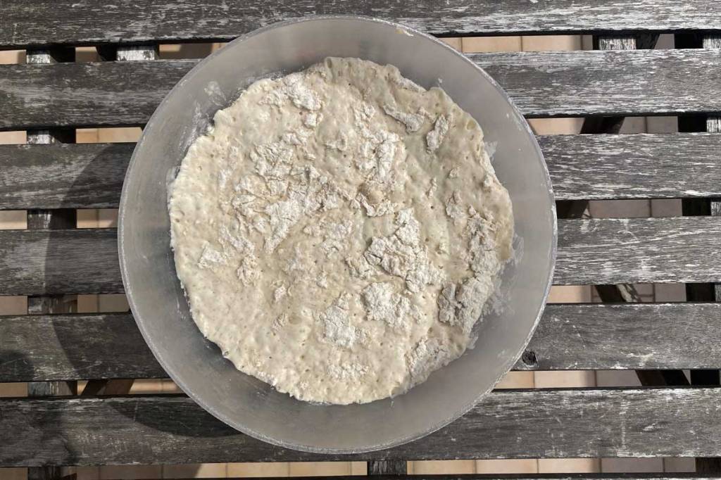 impasto pane fatto in casa lievitato
