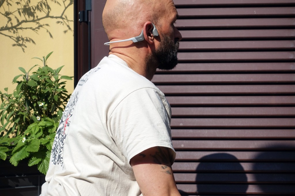 cuffie a conduzione ossea Aeropex di Aftershokz