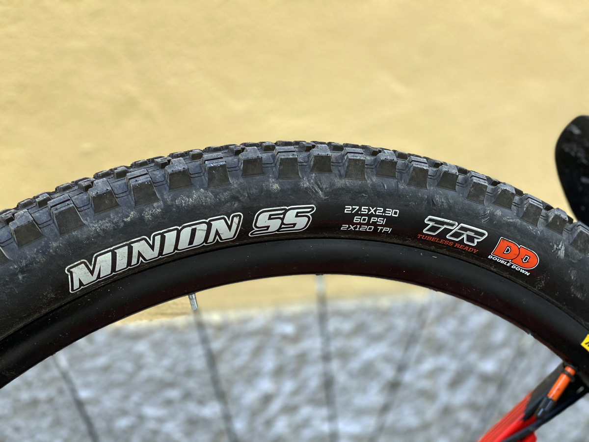 spalla di un pneumatico per mountain bike