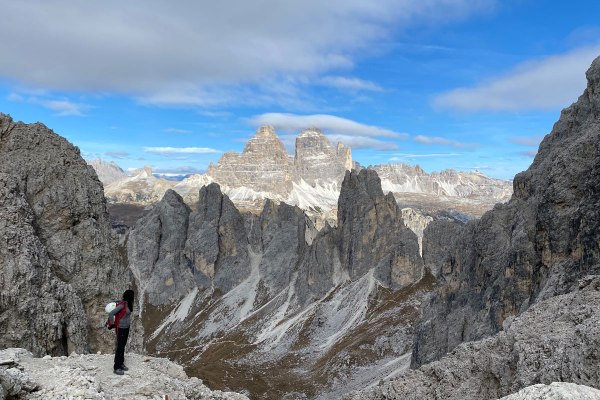 Dolomiti a perdita d'occhio