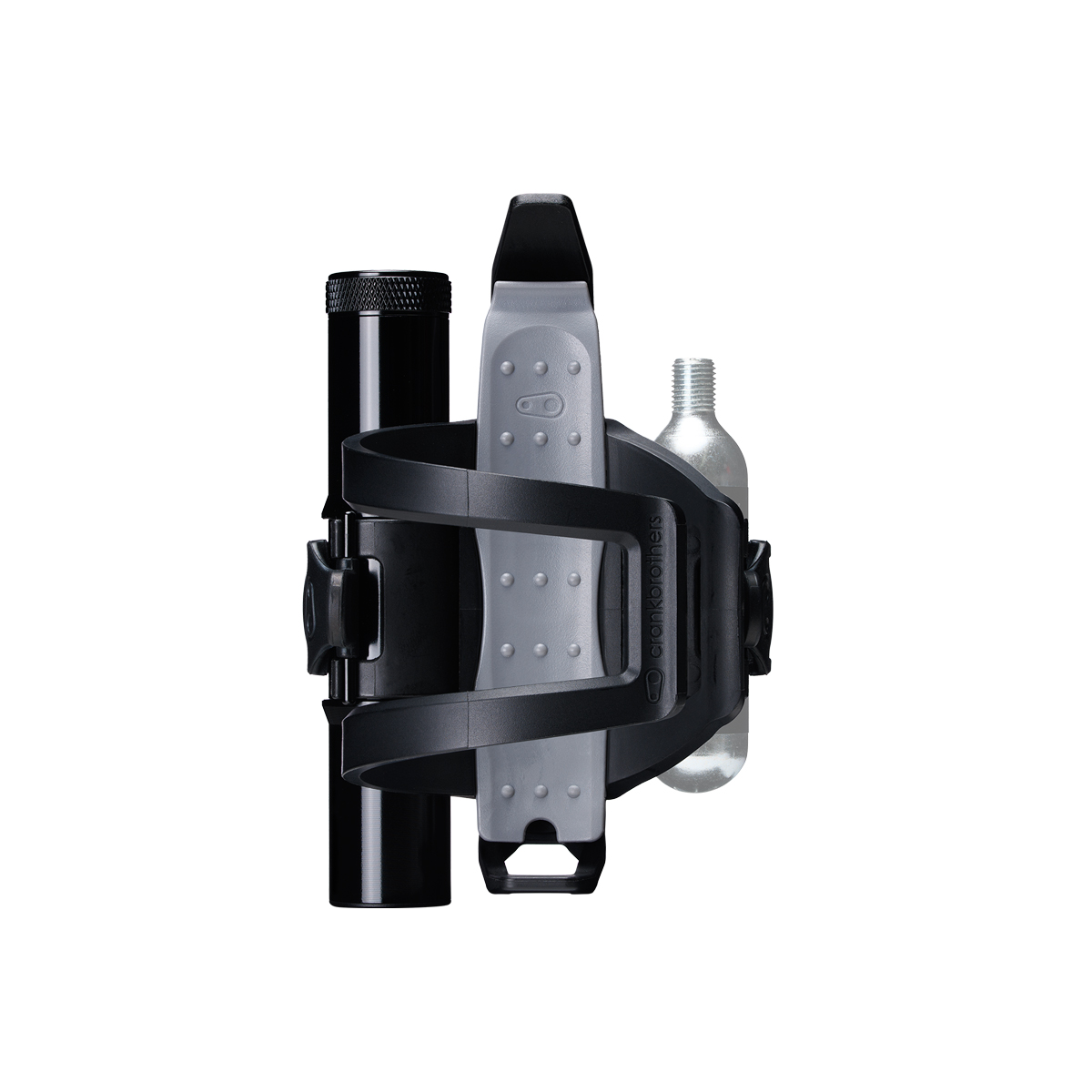 un porta borraccia per il ciclismo integra leva caccia gomme attrezzo multiuso per la meccanica di emergenza in bicicletta e cartuccia di aria compressa CO2